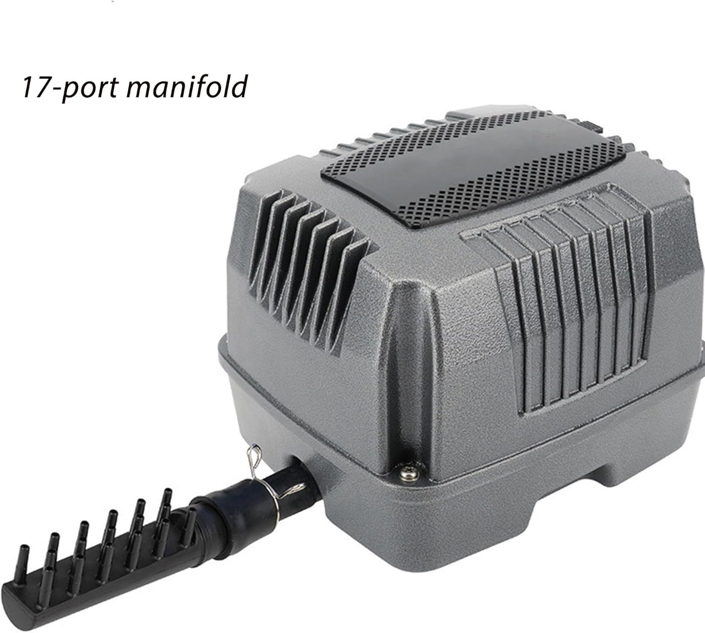 Electric Pond Aerator, Linear Air Pump for Outdoor Ponds, Electromagnetic Fish Aerator Diffuser Bubbler, Air Stone Pump, Home Waste Water Treatment