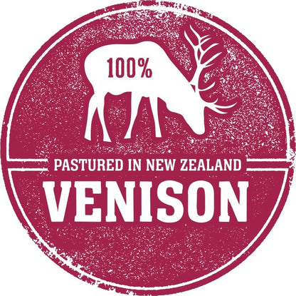 Fresh Is Best Freeze Dried Dog Treats – Raw Freeze Dried Venison Dog Food for Cats & Canines – Training Treat in Resealable Zipper Bag – High-Protein Venison Bites – Made in The USA