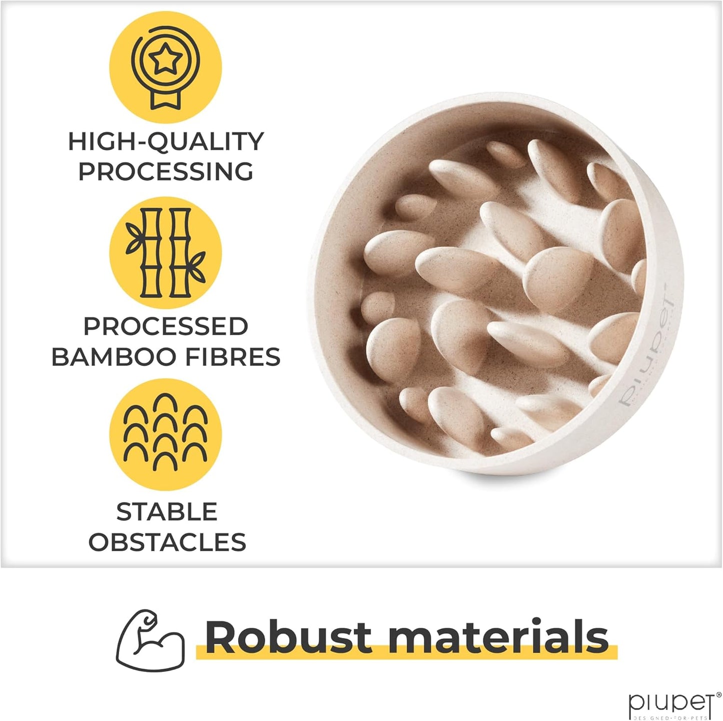 Slow Feeder Dog Bowl (13 fl oz)