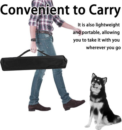 6Set Dog Agility Jumps Hurdle Course Training Equipment for Dogs, Indoor Outdoor Backyard Exercise Equipment