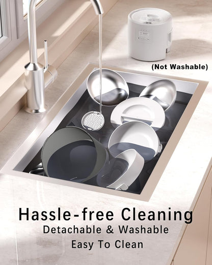 Automatic Cat Feeder for 2 Cats,4.2L Programmable 1-6 Meals Control Cat Food Dispenser,Dual Power Supply,10S Voice Record (Transparent White, Stainless Steel 2 Bowls)