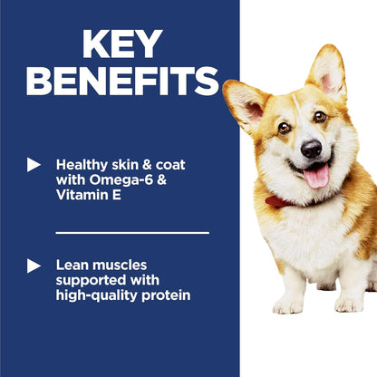 Hill's Science Diet Adult 1-6, Adult 1-6 Premium Nutrition, Small Kibble, Dry Dog Food, Chicken & Barley, 5 lb Bag