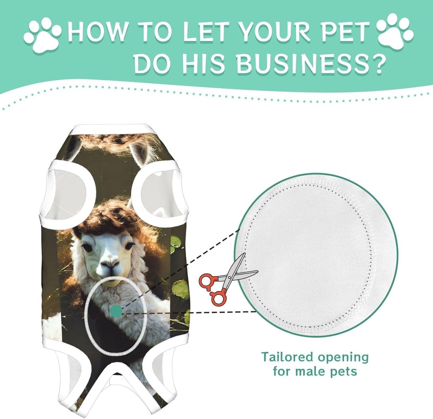 Fashion icon Dog Surgery Suit Recovery Suit, 100% Cotton Breathable Full Body Dog & Cat Surgical Suit with Cute Prints, Alternative to Cone for Spay Neuter Wound Care, Male & Female Pets Medium