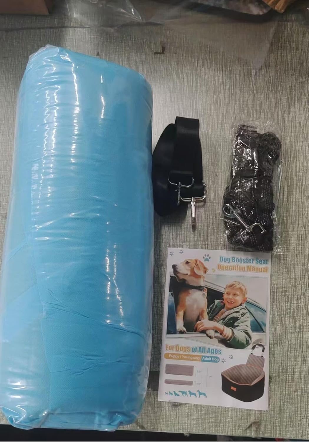 COCASES Dog Car Seats for Small Medium Dogs, Dog Booster Car Seat, Detachable and Washable Carseat Pet Bed with Seatbelt for Puppy Pets Under 35lbs Road Trip