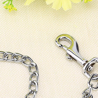 Acouto Double Dog Leash Coupler - Stainless Double Coupler 2 Way Leash Two Pet Dogs Walking - No Walking - Pet SuppliesDogsCollars, Harnesses & LeashesLeashesDouble Leashes