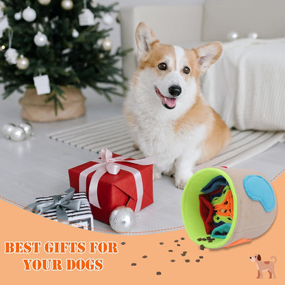 Snuffle Mat for Dogs, Interactive Dog Puzzle Toys, Enrichment Feeding Sniff Mat, Dog Slow Feeder Bowl with Non-Slip Bottom, Encourage Natural Foraging Skills and Stress Relief