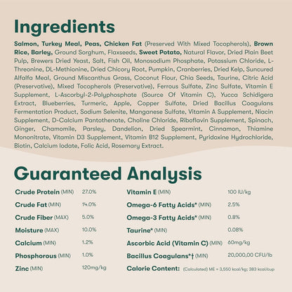 Jinx Premium Dog Food Bundle - 11.5lb Salmon Dry Dog Food & Freeze-Dried Salmon Food Toppers (3oz)