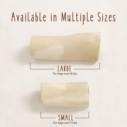 Cadet Stuffed Shin Bone, Long-Lasting Dog Chew Bones for Aggressive Chewers, High Protein Filled Bone Dental Chew for Dogs, Bacon & Cheese Flavor Filling, 5-6" for Large Dogs