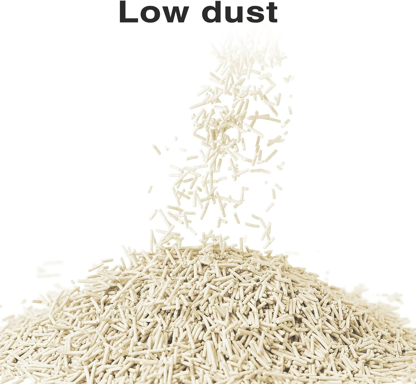 Cat Litter 12LB/2 Packs Dust-Free Clumping Tofu Cat Litter Quickly Absorb Odors Toilet Can Flush Into The Toilet Pure Natural tofu cat Litter (Original Flavor)