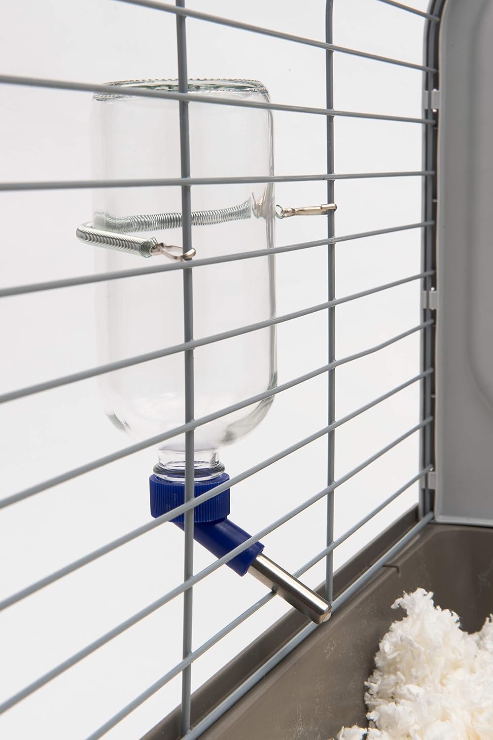 Lixit Glass Water Bottles for Rabbits, Ferrets, Small Birds, Guinea Pigs, Rats, Hamsters and Other Pets (16oz)