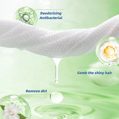 Pet Glove Wipes for Dogs 6 PCS, Disposable Dog Bathing Gloves for Paws, Face, Butt, and Body, Pet Cleaning Wipes Deodorizing & Hypoallergenic, Rinse Free Grooming Wipes for Cats & Puppies