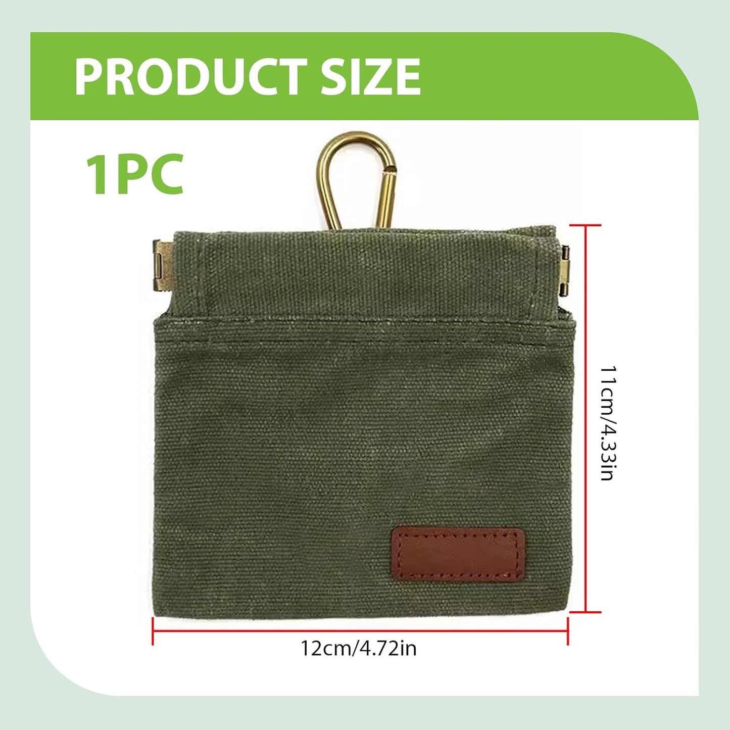 Dog Training Treat Pouch with Auto-Closing Lid, Hands-Free Leash Clip Bag for Puppy Obedience, Portable Pet Reward Snack Holder for Walking Hiking and Outdoor Adventures