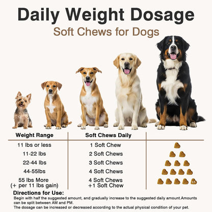 Dog Flea and Tick Prevention Allergy Chews Omega 3 for Dogs Treatment Chewable Natural Flea and Tick Skin and Coat Supplement Immune Dog Chews Yeast Relief Prevention for Dogs Itching and Licking