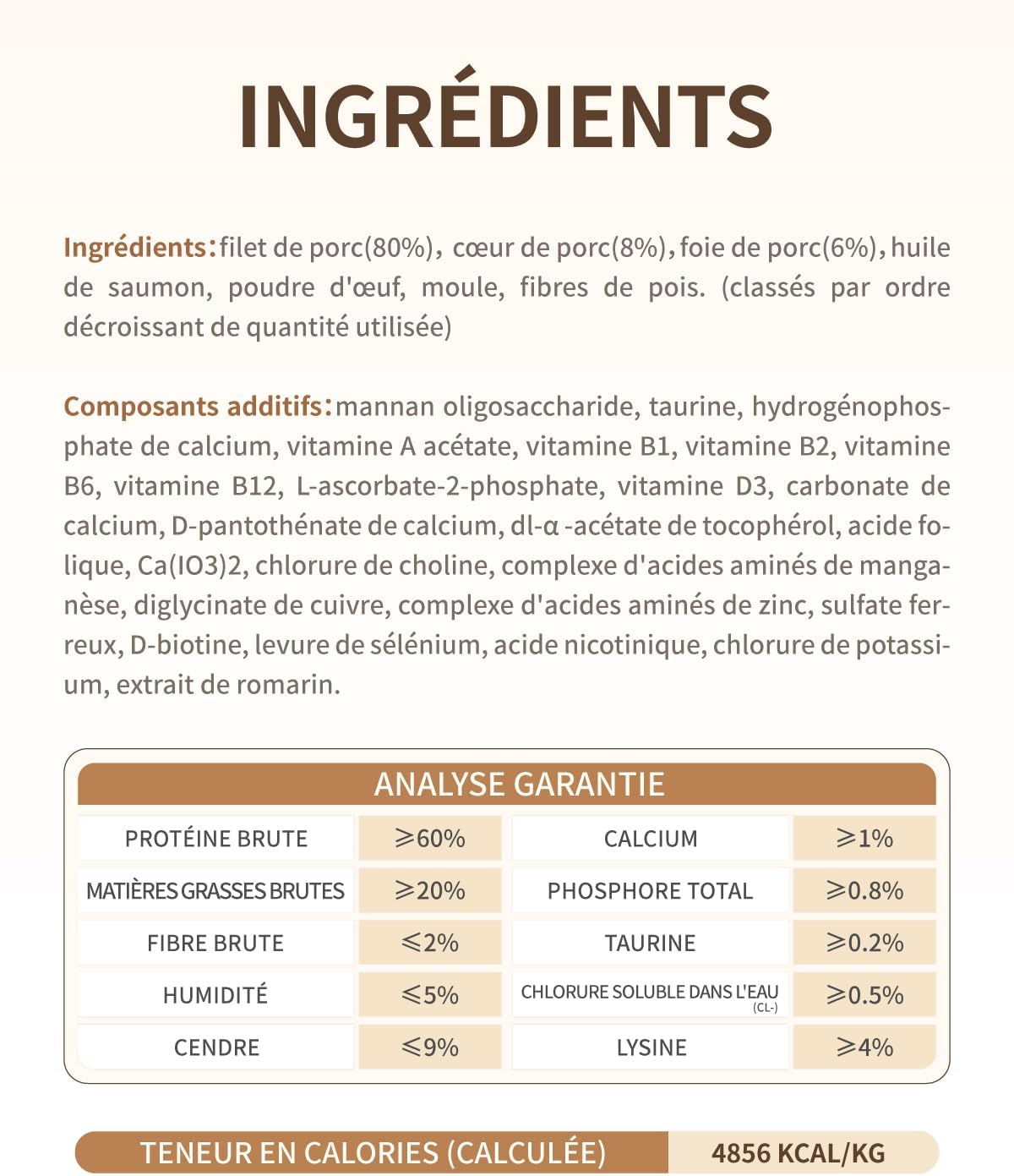 Freeze-Dried Cat Food, 97% Animal Origin Soft Dry Food for Cats Kitten, High Protein Healthy Freeze Dried Cats Raw Treat & Topper (Pork Recipe - 14 Ounce)