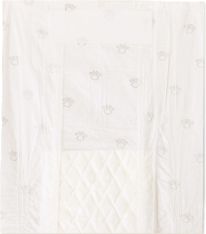 Amazon Basics Male Dog Diapers, 50 Count, Medium, Ultra Absorbent Disposable Wrap with Secure Fit, Leakproof and Comfortable