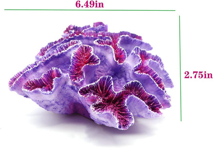 Besimple Aquarium Coral Ornaments Decor Fish Tank Plants Decoration for Aquarium Landscape,Purple