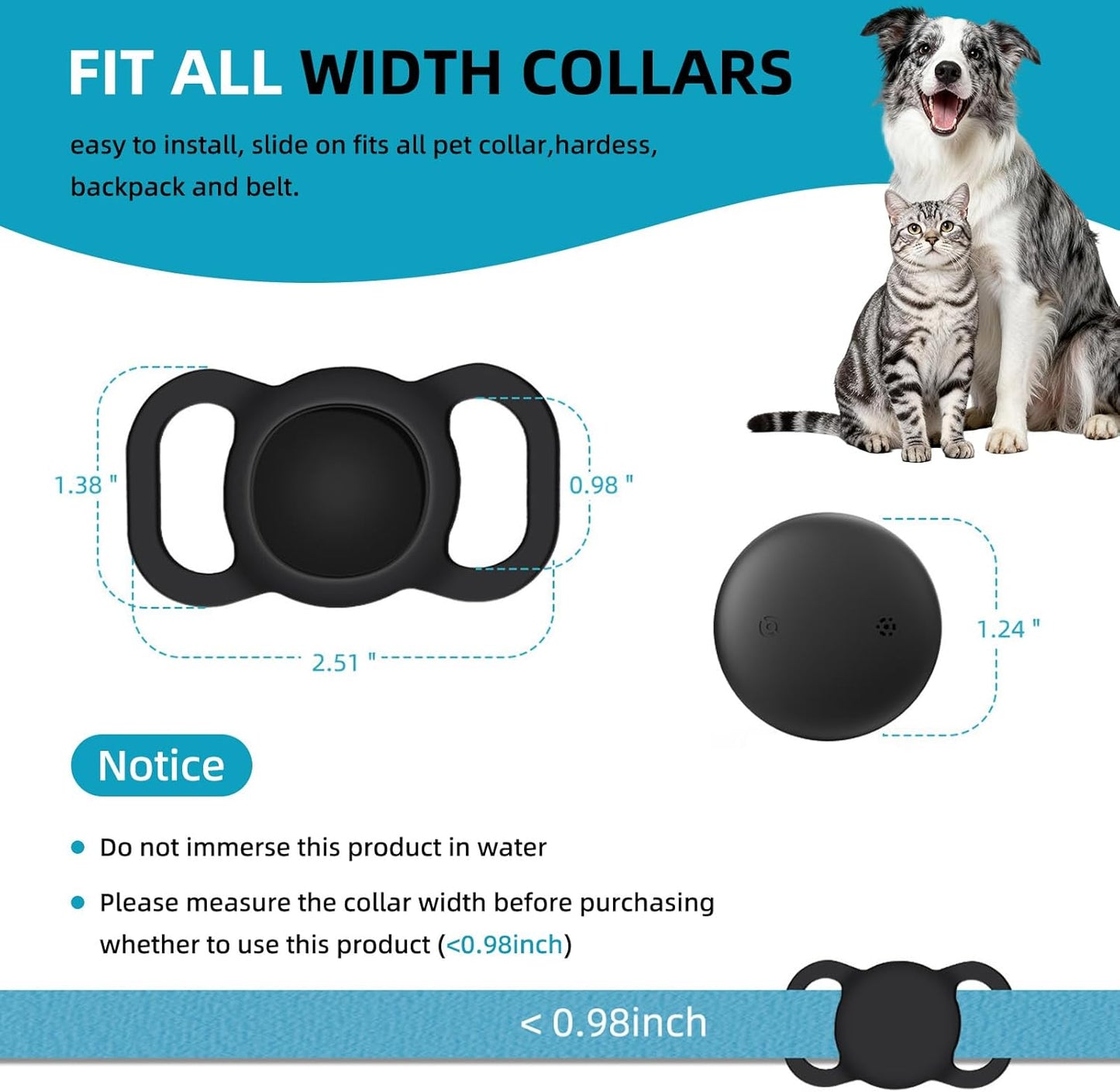 GOOGLE HB15 GPS TRACKER COLLAR FOR DOG GJ1