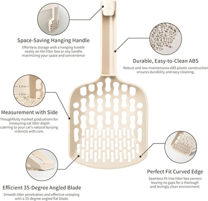 Lady N Ultimate Cat Litter Bundle: Pellet Tofu Cat Litter (Unscented 9lb) + Infinity Scoop, Dust-Free, Low Tracking, Odor Control, with Scoop Designed for Tofu Litter