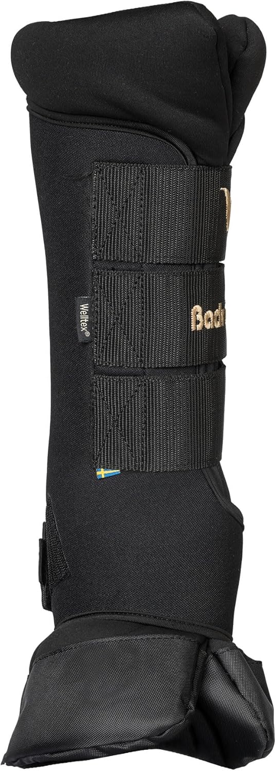 Back on Track Royal Quick Wraps Deluxe for Horses 2033 with Welltex Technology, Sold in Pairs, Black, Large (16")