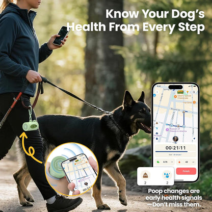 Poop Bag Dispenser & 375 Poop Bags Refill