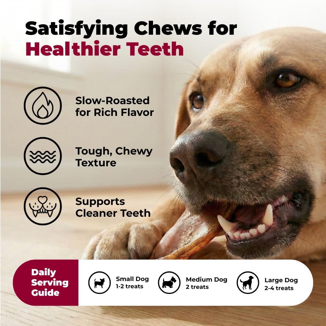 Best Pet Supplies GigaBite Half-Cut Pig Ears for Dogs - All-Natural Slow-Roasted Chews that Clean Teeth and Satisfy Aggressive Chewers - 20 Pack for Medium, Large Dogs