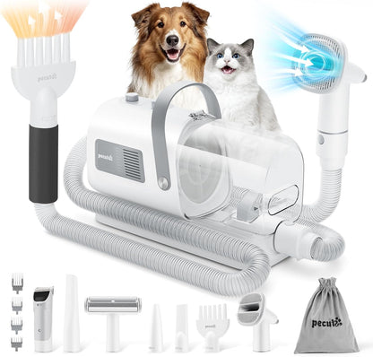 Pst Supplies Bundle:Pet Grooming Brush + Dog grooming vacuum & dryer