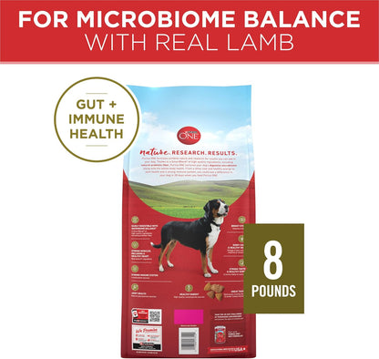 Purina ONE Dry Dog Food Lamb and Rice Formula - 8 lb. Bag