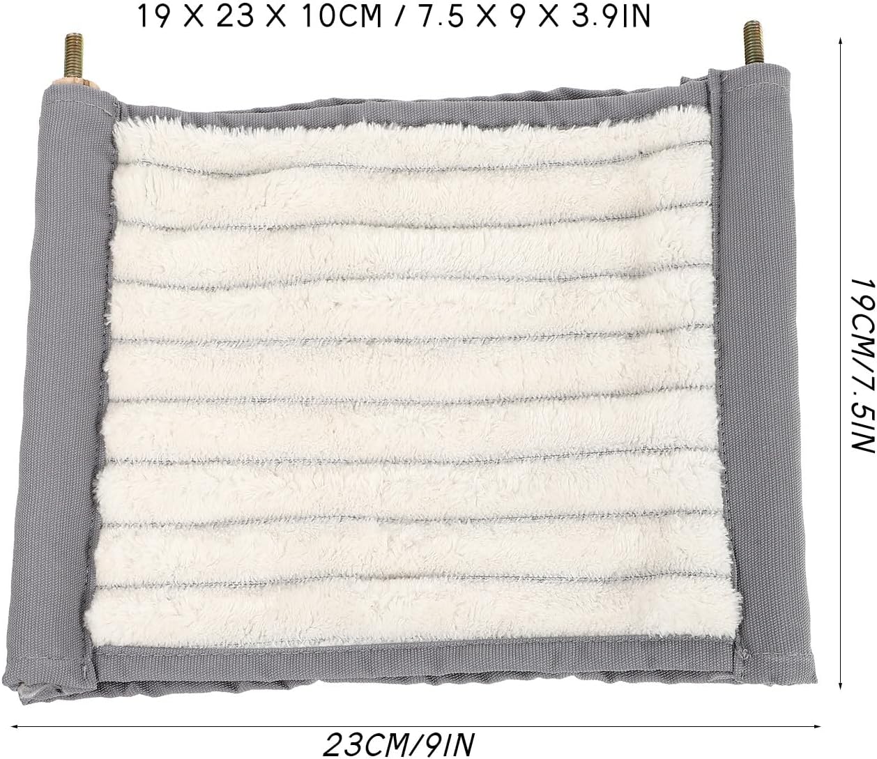 ERINGOGO Hamster Hanging Bed and Small Pet Hammock Detachable Warm Cage Accessory with Soft Fabric for Winter Use in Hamster Cages and Small Animal Habitats