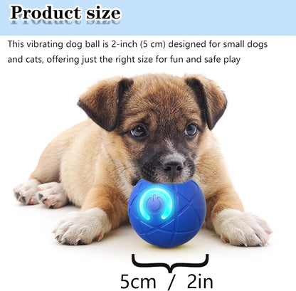 Interactive Dog Toys Dog Balls Activated Automatic Rolling Ball for Puppy Small Medium Dogs Smart Jumping Automatic Moving Bouncing and Rotating Ball Vibrating Keep Them Busy