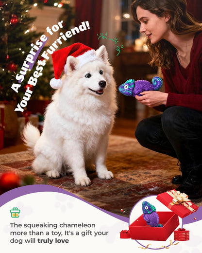 Tough Dog Toys for Aggressive Chewers: Squeaky Dog Toys for Medium & Large Breeds, Indestructible Dog Chew Toys to Keep Them Busy, Reduce Boredom, Bacon Flavor