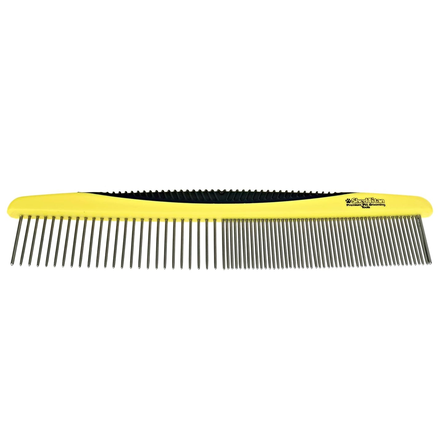 Metal Dog Comb for Matted Hair & Detangler Combs Set - Remove Tangles & Matted Fur - Easy Safe Cat & Dog Combs for Grooming Doodles