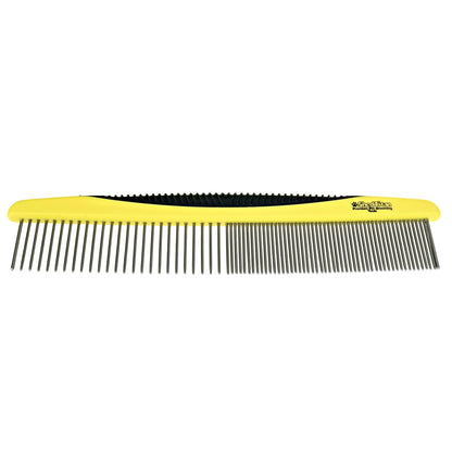 Metal Dog Comb for Matted Hair & Detangler Combs Set - Remove Tangles & Matted Fur - Easy Safe Cat & Dog Combs for Grooming Doodles