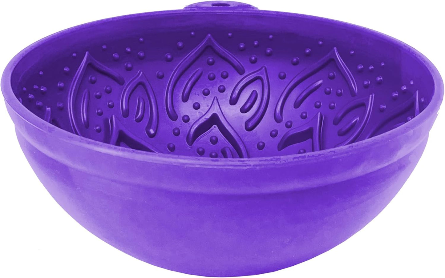 SodaPup Garden Tipsy Bowl eMat – Durable Lick Mat Enrichment Feeder Made in USA from Non-Toxic, Pet-Safe, Food Safe Rubber for Mental Stimulation, Avoiding Overfeeding, Calming, & More