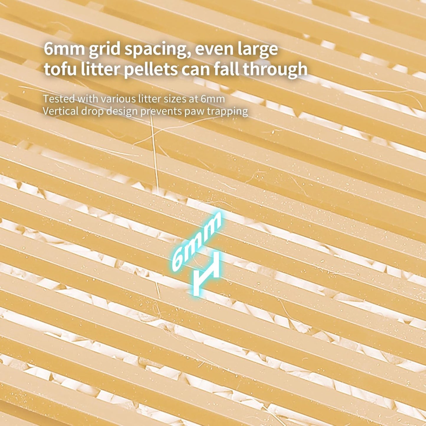 PAKEWAY Cat Ramp for Litter Box, Adjustable Elevated Cat Litter Box Step, for Automatic Litter Boxes & High - Entrance Litter Boxes - Ideal for Small & Elderly Cats