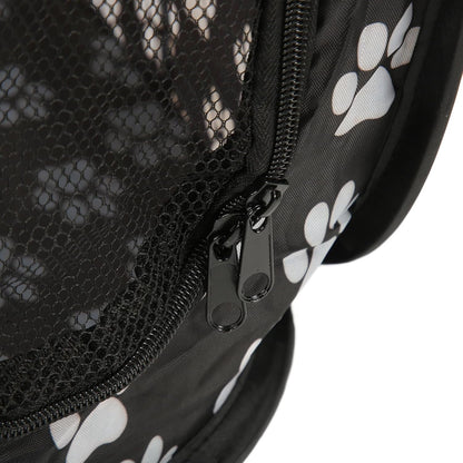 Foldable Dog Tent, Pop Up Rectangle Pet Playpen, Large Space Breathable Portable Car Seat Kennel for Dogs Cats, Durable Oxford Fabric with PVC Rubberized Mesh, Easy to Use Double Z