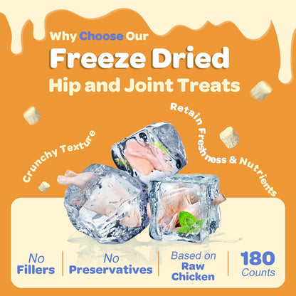 Probiotics for Dogs & Glucosamine for Dogs 180 Counts