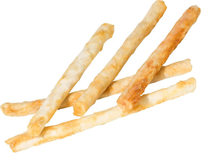 Fieldcrest Farms Nothing to Hide Natural Rawhide Alternative Twist Stix for Dogs - 3 Pack (30 Sticks) Premium Grade Easily Digestible Chews - Great for Dental Health (3 Count (Pack of 1), Chicken)