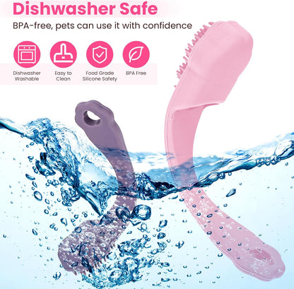 8 Pack Silicone Dog & Cat Finger Toothbrush Kit, Food Grade Toothbrush for Dog, Safe, Non-Toxic, Easy Teeth Cleaning, Prevents Bad Breath & Oral Inflammation