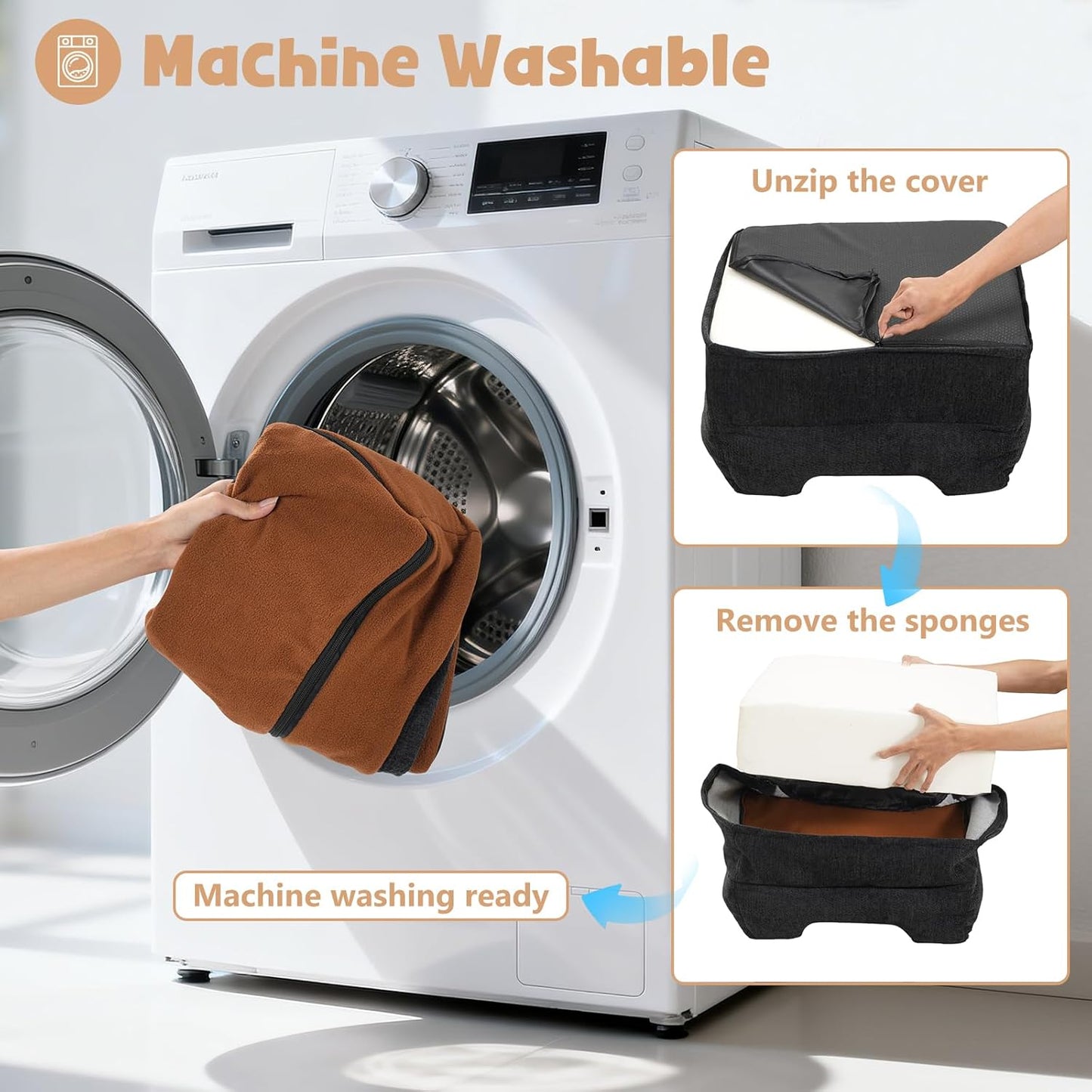 Avont Dog Car Booster Seat for Small/Medium Dogs Under 30 lbs, Elevated Puppy Carseat, Front Seat Pet Car Bed -Black