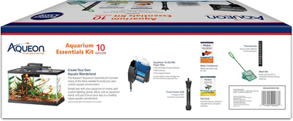 Aqueon Fish Tank Aquarium Essentials Starter Kit for 10 Gallon Tanks