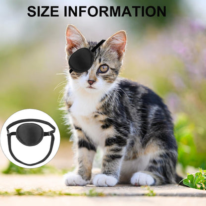 3 PCS Dog Eye Patch - Protective Cover for Injuries,Post-Surgery Recovery,Adjustable Eye Patch for Small Dogs & Cats