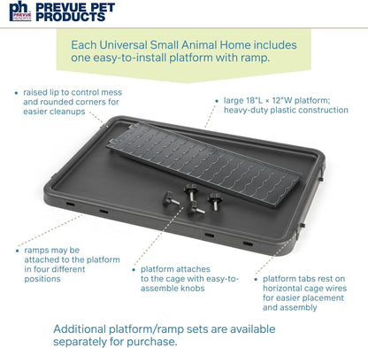Prevue Pet Products 528 Universal Small Animal Home, Dark Gray