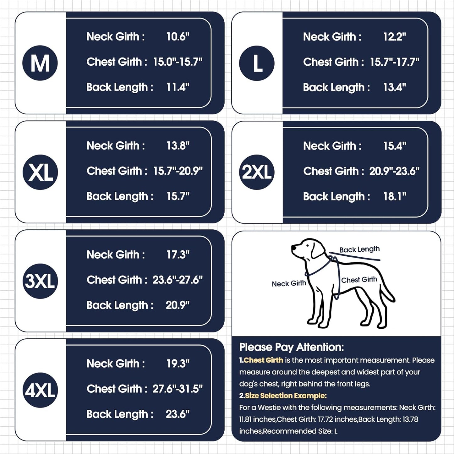 IECOii 2 Pack Fleece Doberman Sweater for Dog - Warm Winter Fleece Vest, Comfortable Coats for Outdoor, Stretchy Pet Sweatshirt for Large Dogs, Machine Washable (Size 4XL, Dark Blue & Light Blue)