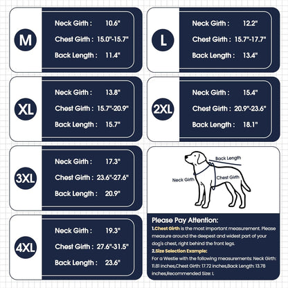 IECOii 2 Pack Fleece Doberman Sweater for Dog - Warm Winter Fleece Vest, Comfortable Coats for Outdoor, Stretchy Pet Sweatshirt for Large Dogs, Machine Washable (Size 4XL, Dark Blue & Light Blue)