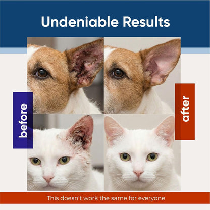 EARMYCIN Pet Ear Care Drops 1 fl oz – Gentle Daily Ear Cleanser for Dogs & Cats, HOCl-Based Non-Irritating Ear Solution, Supports Clean & Comfortable Ears for Pets