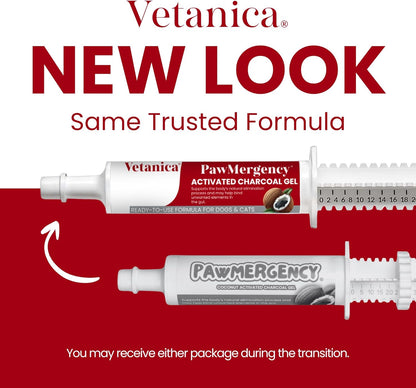 PawMergency – Activated Charcoal First Aid Kit Emergency Rescue 4 Pack for Dogs, Cats, Puppy & Pet Poison Kit, Camping Survival Remedy Essential, Oral Anti Diarrhea Digestive Absorb Toxins (30mL)