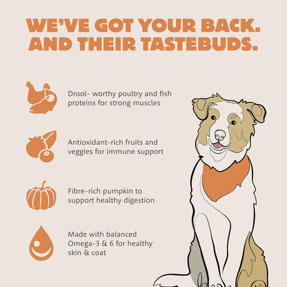 Coastal Grill, Dry Dog Food, Chicken Meal and Salmon Meal Adult Recipe with Grains, 25 lb Bag