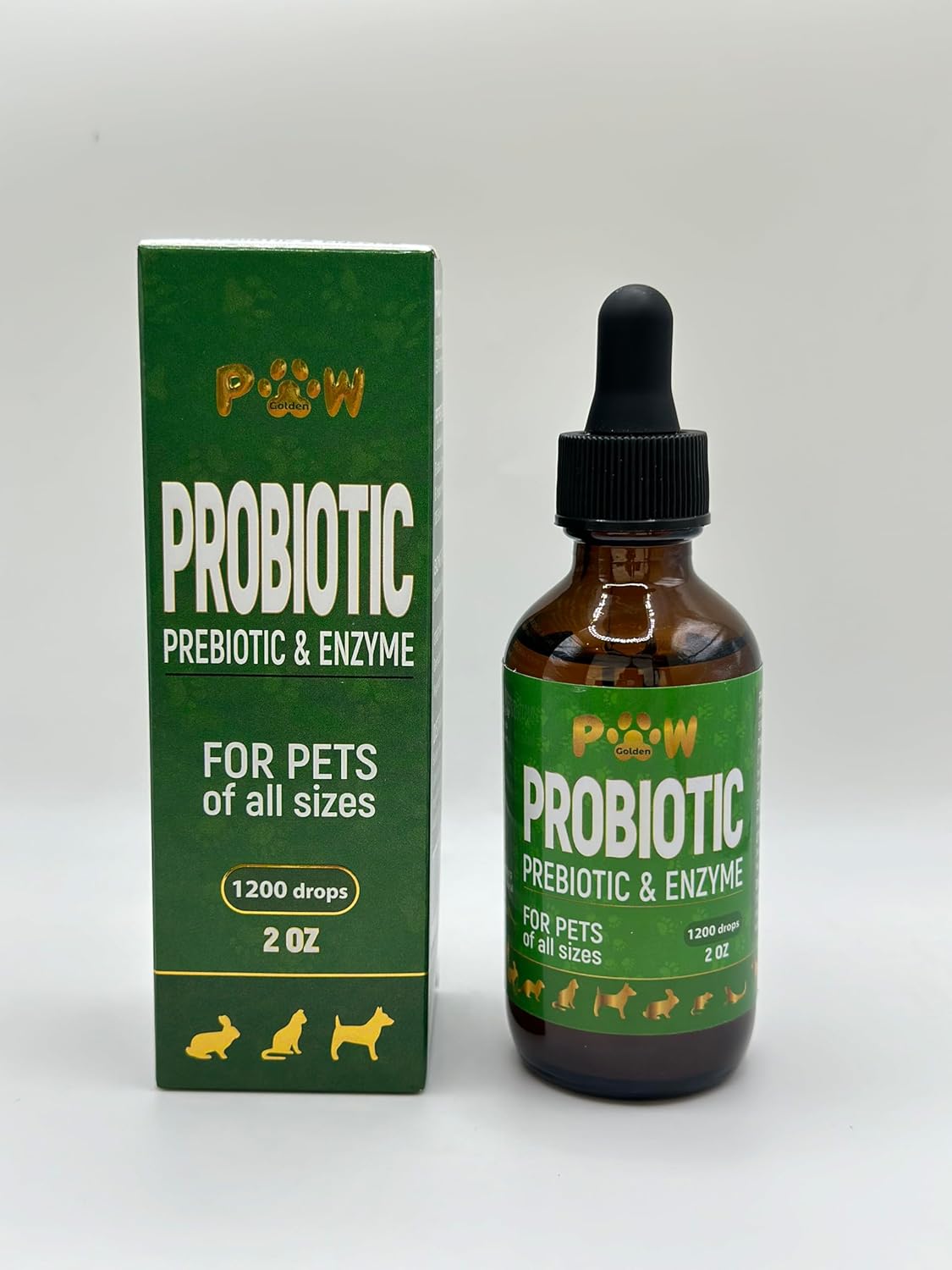 Liquid Probiotics for Dogs & Cats of All Ages | Dog Probiotics to Provide Digestion Balance | Prebiotic Blend for Harmonious Food Absorption | 3 Billion CFU | Herbal Flavor | 2 Oz