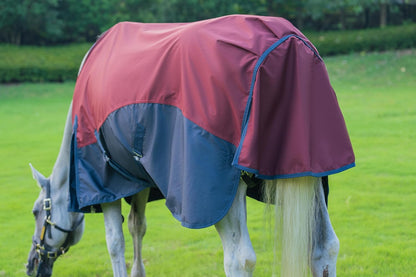 Waterproof Horse Rain Sheet | Horse Turnout Sheets | 600 Denier Ripstop Turnout Blanket | Breathable Lightweight No Fill (0g) | Tear-Resistant Outer & Rub-Free Silky Inner