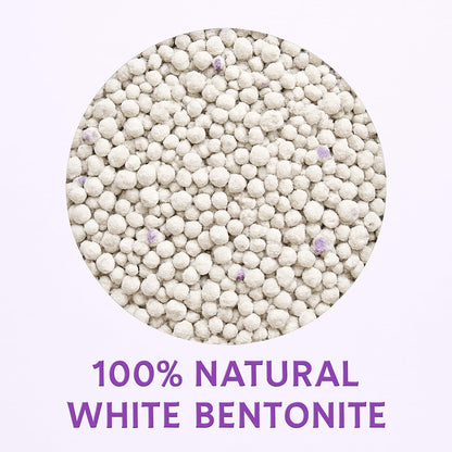 Lavender Scented Clumping Cat Litter – 17.2 lb / 9L, Dust-Free, Odor Control